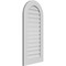 Ekena Millwork Round Top Surface Mount PVC Gable Vent: Functional, w/ 3-1/2"W x 1"P Standard Frame, 20"W x 42"H GVPRT20X4201SF - alternate 5